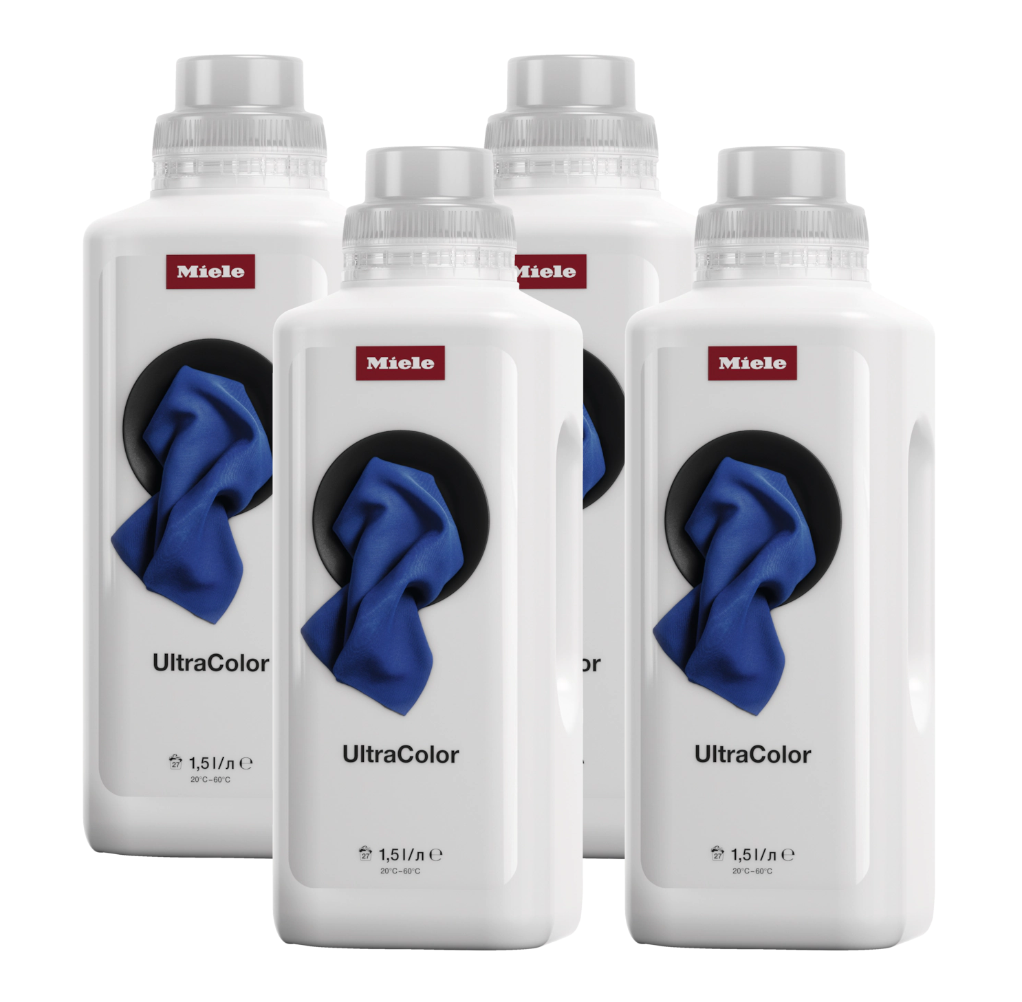 Набор для стирки цветного белья UltraColor Aqua WA UC 1501 L 1,5лх4 шт. Miele купить в Томске | Всегда в наличии! | Артикул 12647690 | Официальный сайт