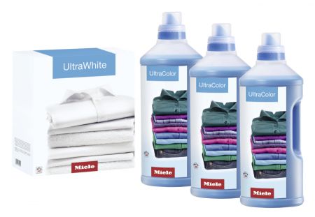 Набор моющих средств для стиральных машин 3хUltraColor + 1хUltraWhite Miele купить в Томске | Всегда в наличии! | Артикул 11347740 | Официальный сайт